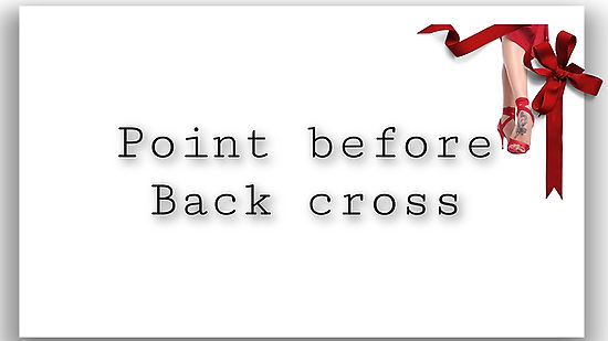Point before Back cross